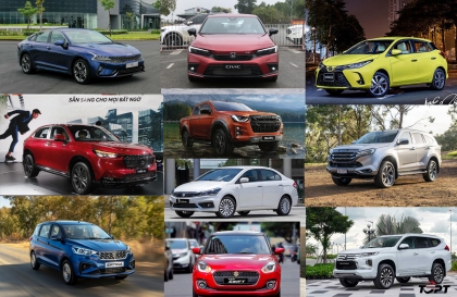 Top 10 mẫu xe bán ít nhất thị trường ô tô Việt Nam tháng 2/2023: Honda gây bất ngờ với 3 xe góp mặt